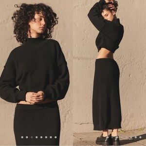 Hailee Sweater Skirt Set